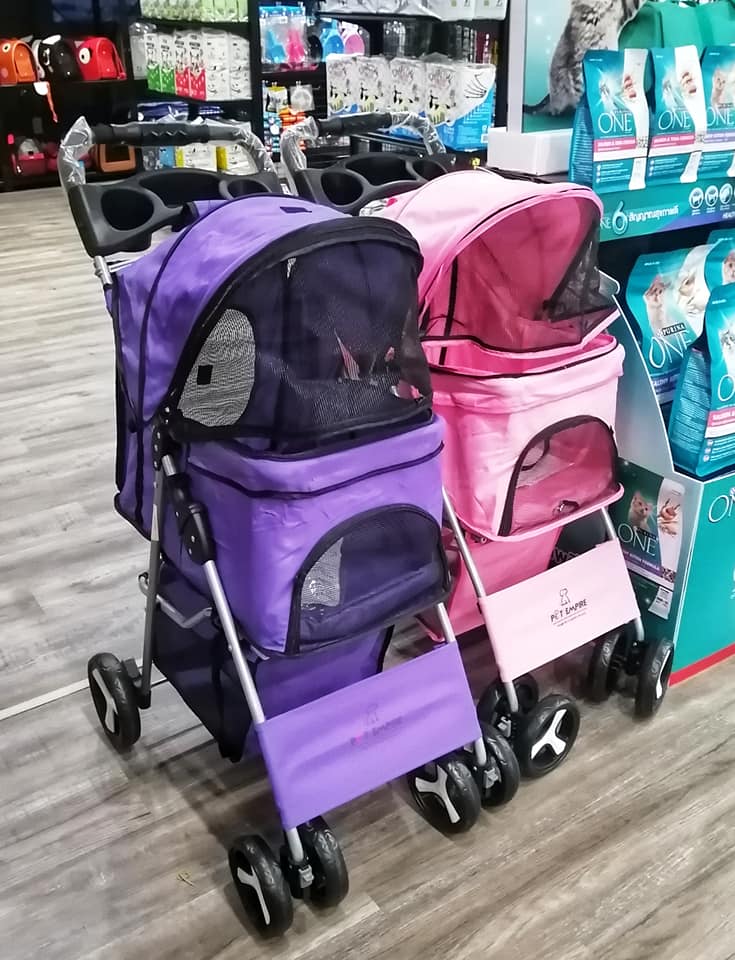 รถเข็นสัตว์เลี้ยง แบบ 3 ล้อ 4 ล้อ