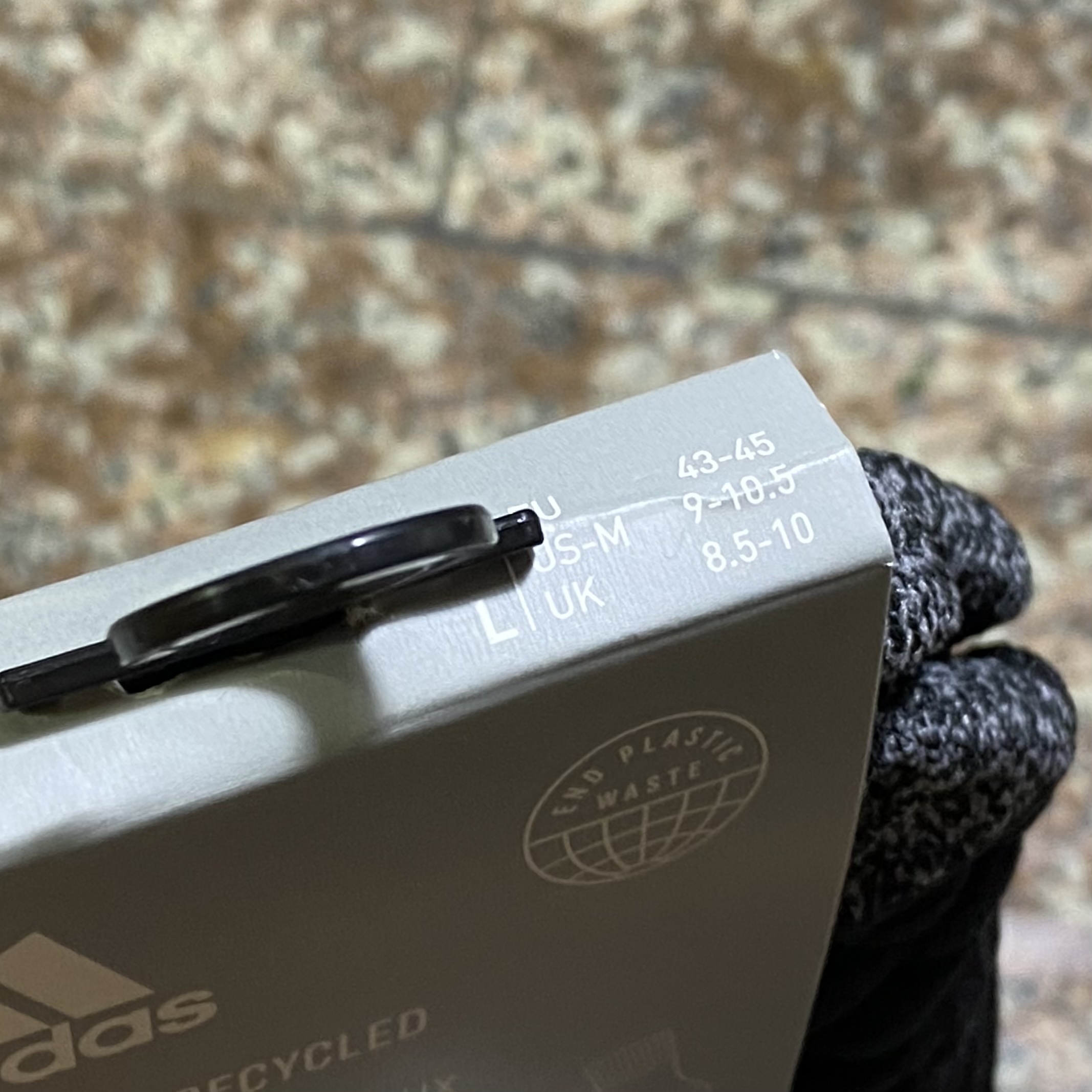 ถุงเท้าวิ่ง Adidas X UB22 Running Crew Socks ‘Black’ (S,M)