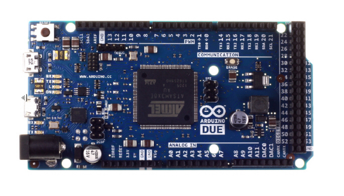 บอร์ดArduino Due R3 (Compatible) ใช้ไมโครคอนโทรลเลอร์ 32 บิต พร้อมสาย Micro USB