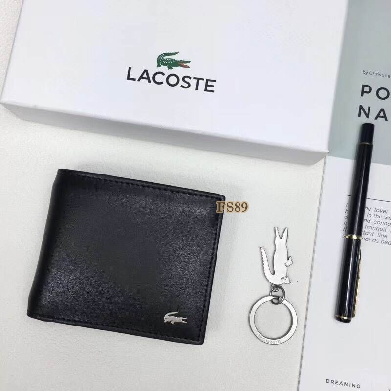 กระเป๋าสตางค์บุรุษพับสองตอน LACOSTE