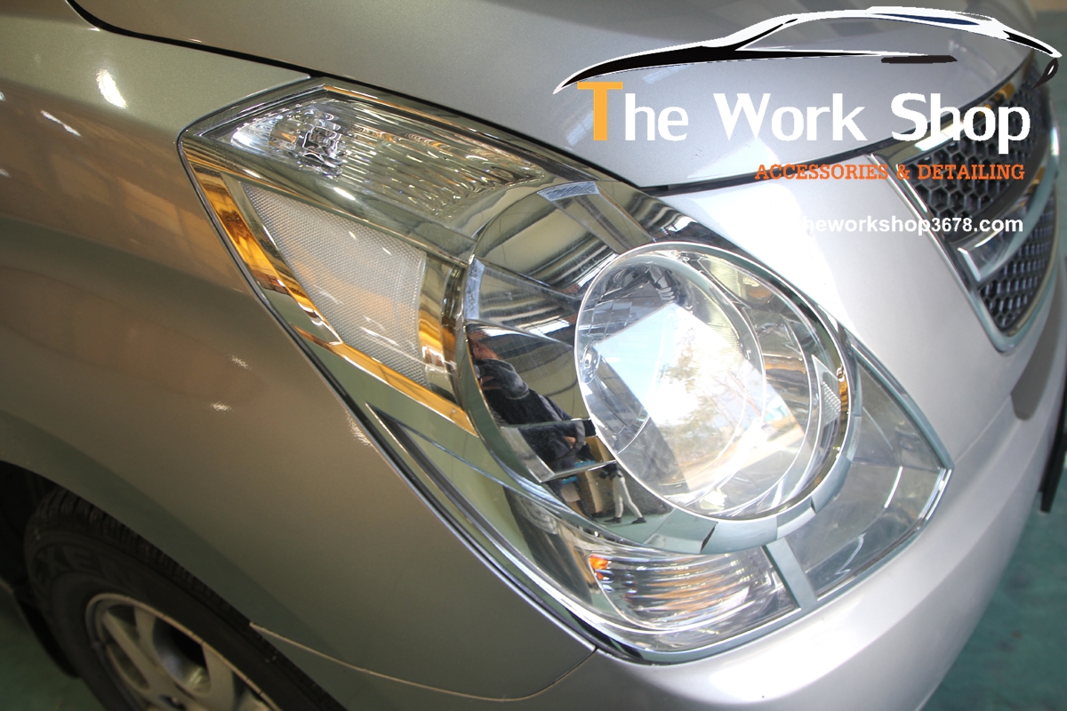 Chrome Head Lamp Cover for H-1 V.1 ( โครมเมี่ยมแต่งไฟคู่หน้า )