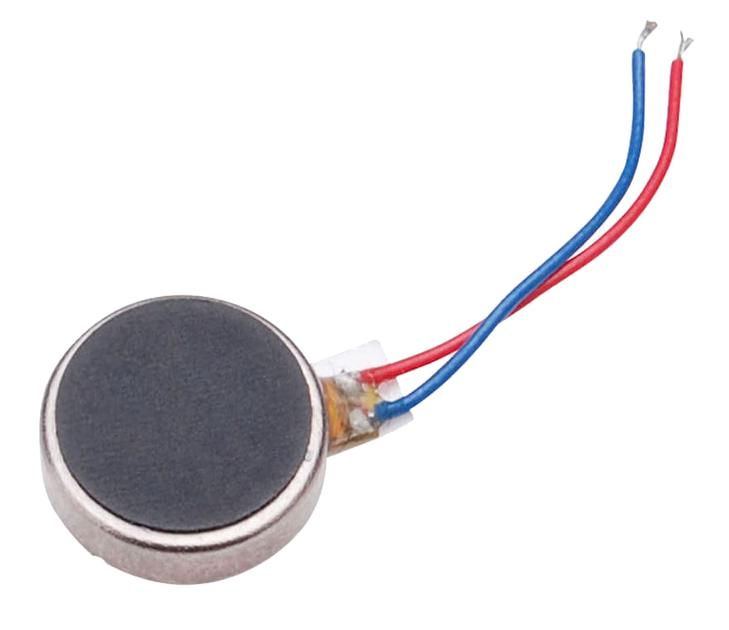 มอเตอร์สั่นขนาดเล็กทรงเหรียญแบน 3V (Coin Flat vibrating micro motor 3V)