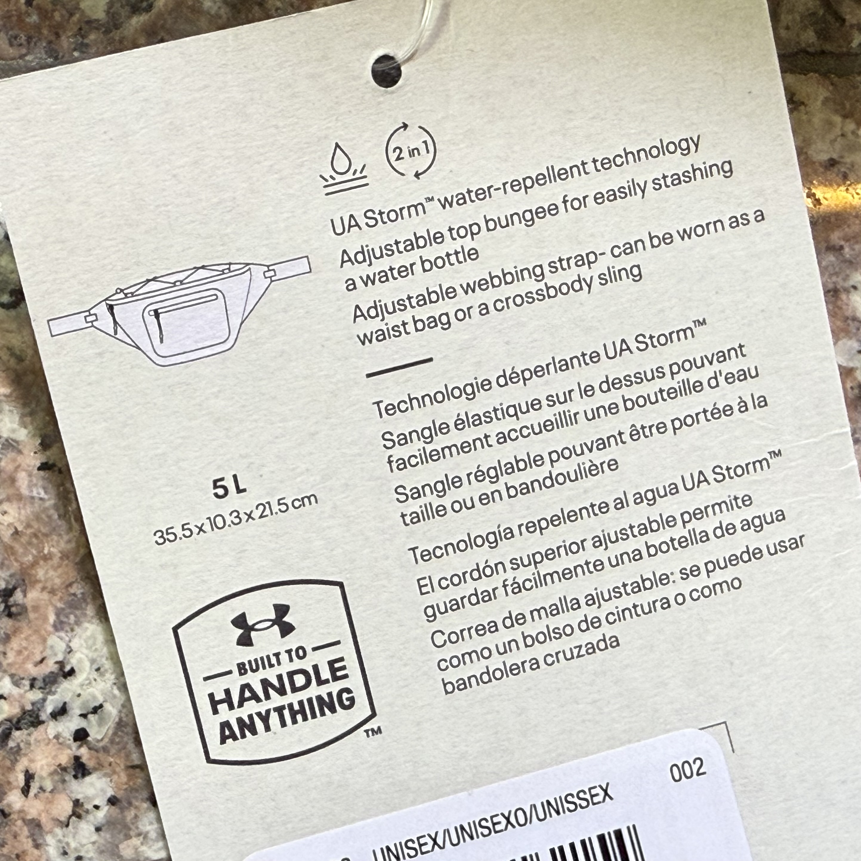 กระเป๋า Under Armour Summit Waist Bag ‘TripleBlack’