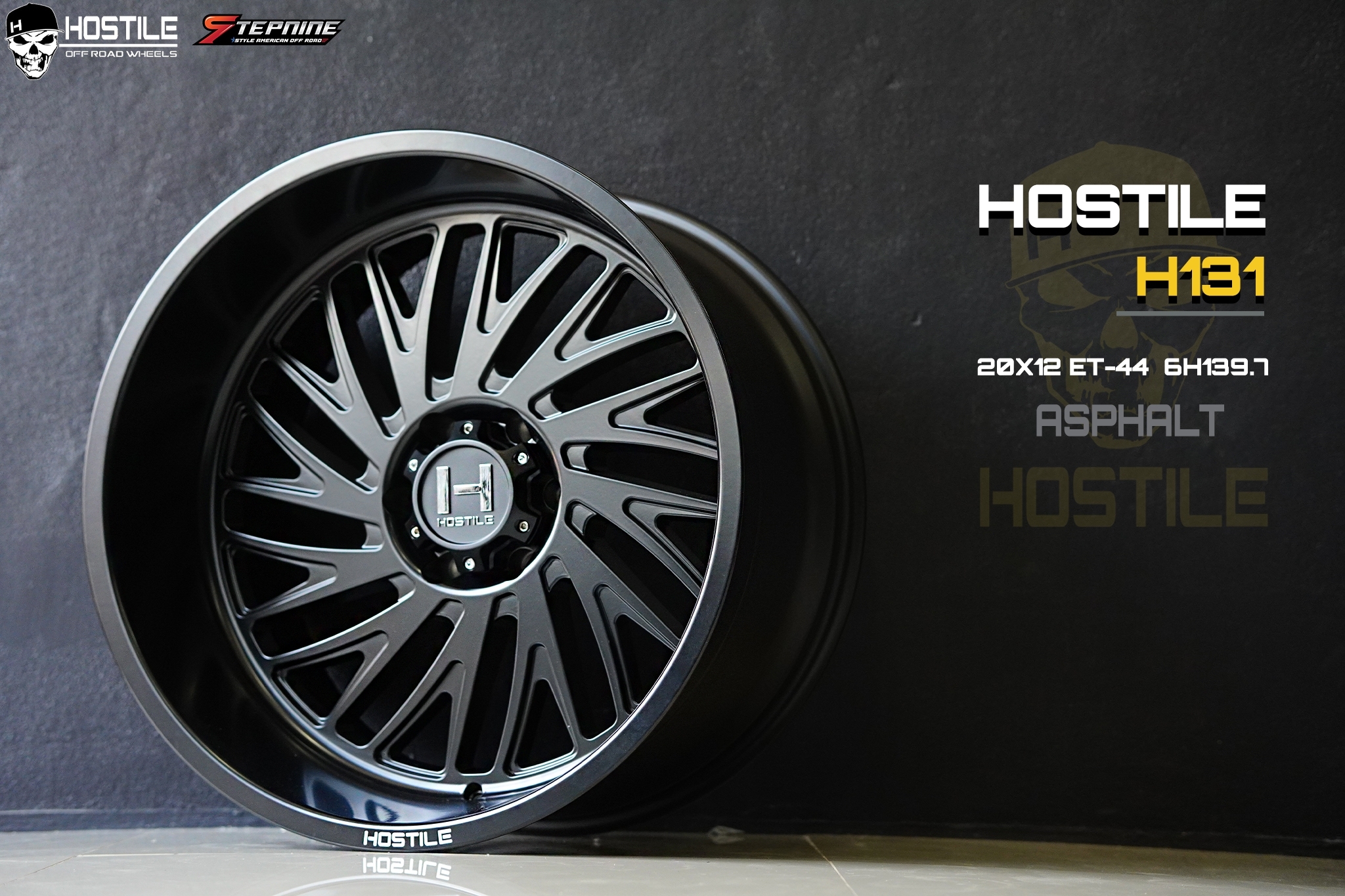 ล้อแท้ HOSTILE H131 ขอบ22 ลายใหม่