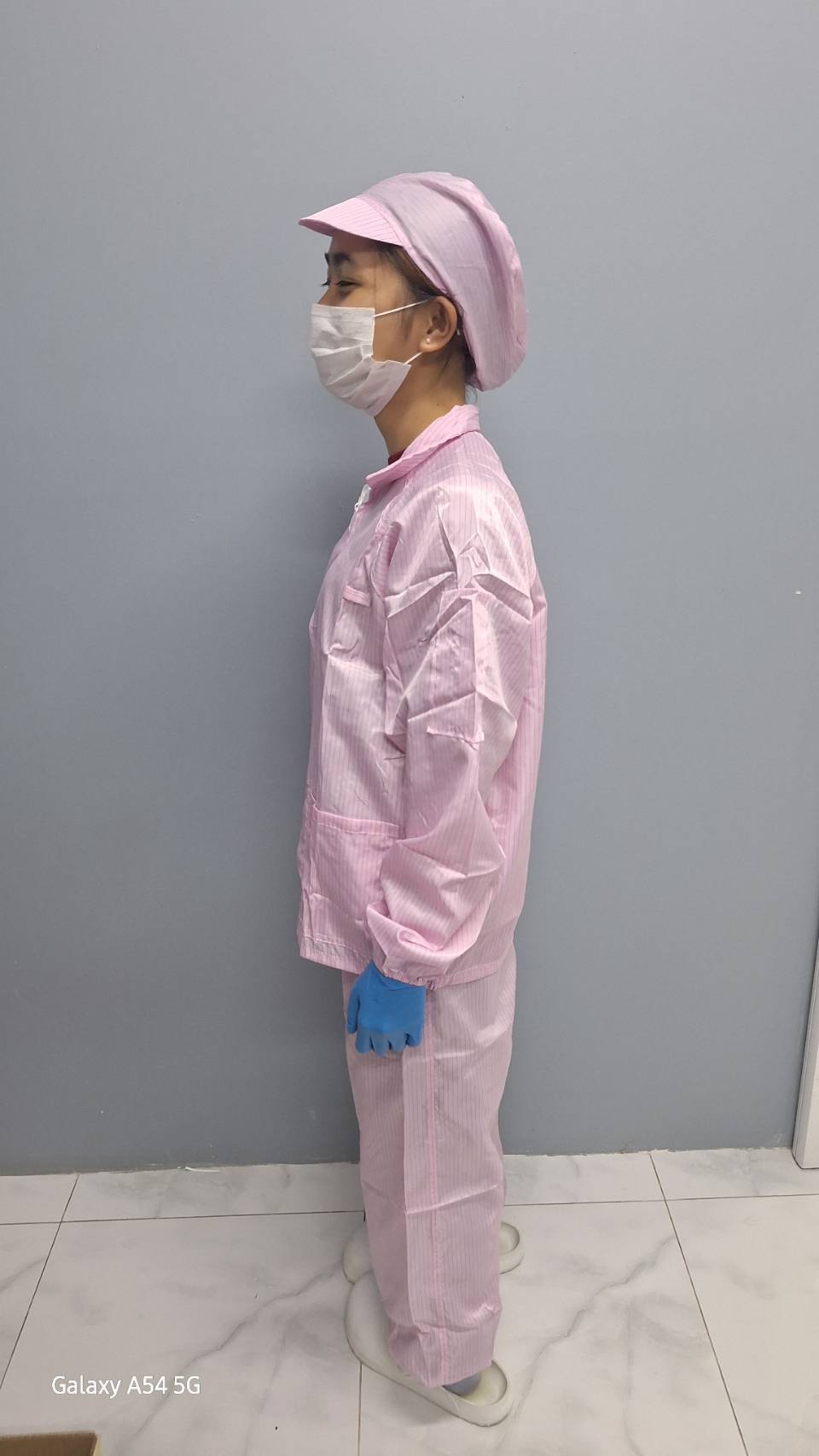 🌈ชุดทำงานในโรงงาน(เสื้อ+กางเกง+หมวก) ชุดป้องกันไฟฟ้าสถิต เสื้อสูท เสื้อกันฝุ่น BRT-003