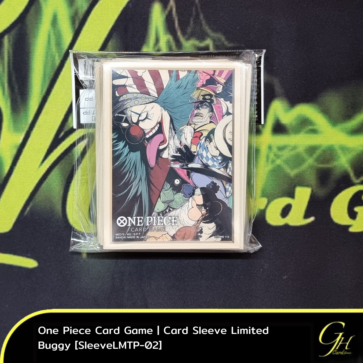 One Piece Card Game [SleeveLMTP-02] One Piece Card Sleeve - Official Card Sleeve Limited Buggy