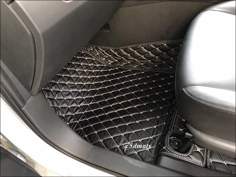 พรมปูพื้นรถยนต์6D MITSUBISHI XPANDER พรม6D QX สวยงาม เข้ารูป ปูเต็มคัน 7ชิ้น