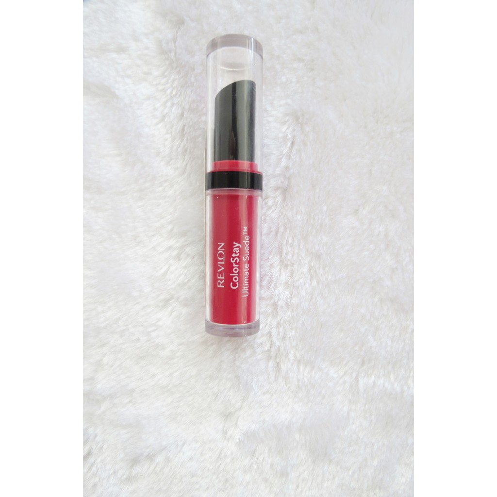Revlon colorstay ultimate suede สีแดง 085