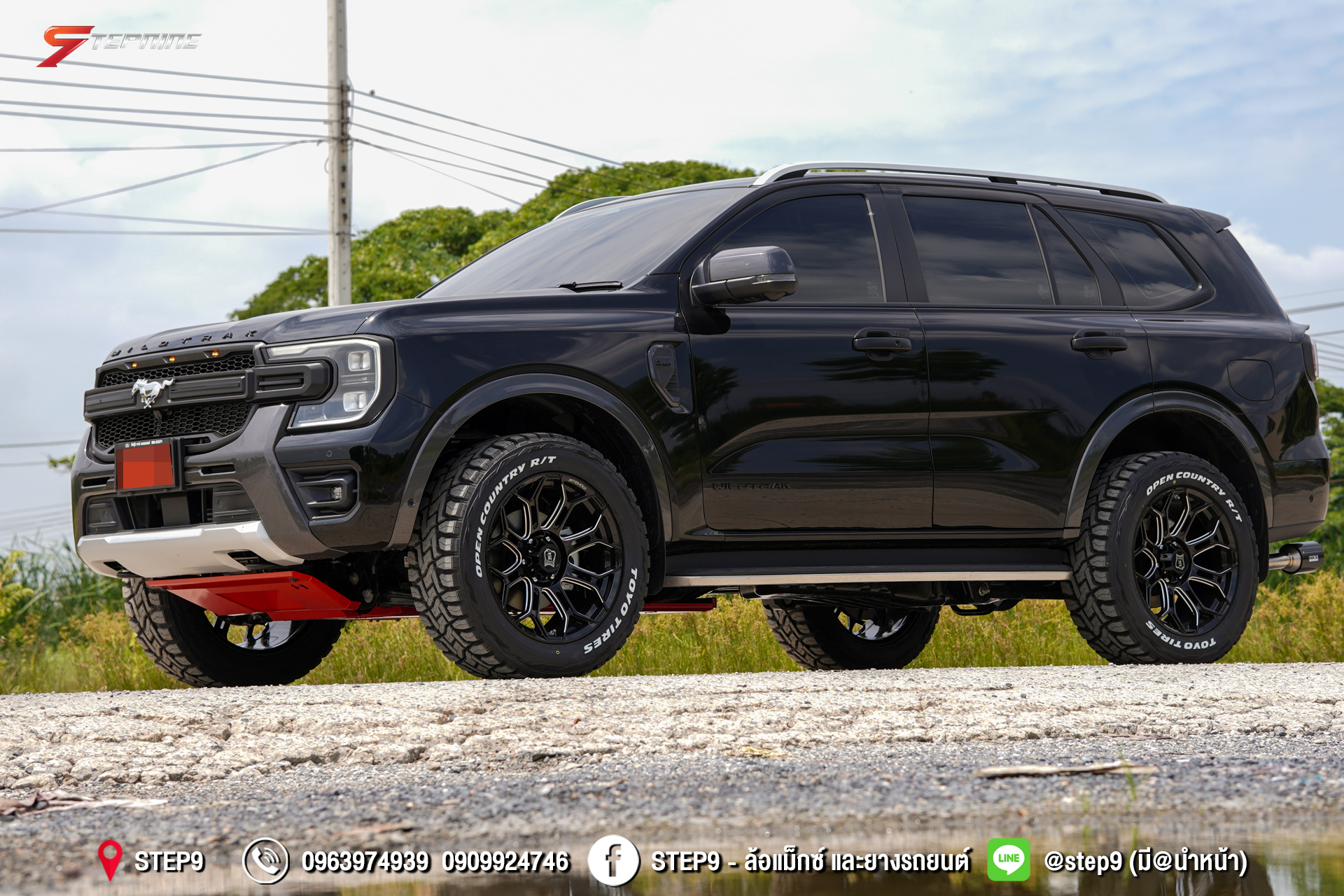 FORD EVEREST NEXTGEN ทรงมาเฟียช่วงล่างเดิม ท่อคู่ออกข้างซ้าย-ขวา