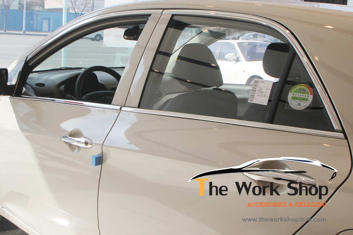 Window Accent for Picanto ( ชุดโครเมี่ยมแต่งขอบกระจกด้านล่าง )