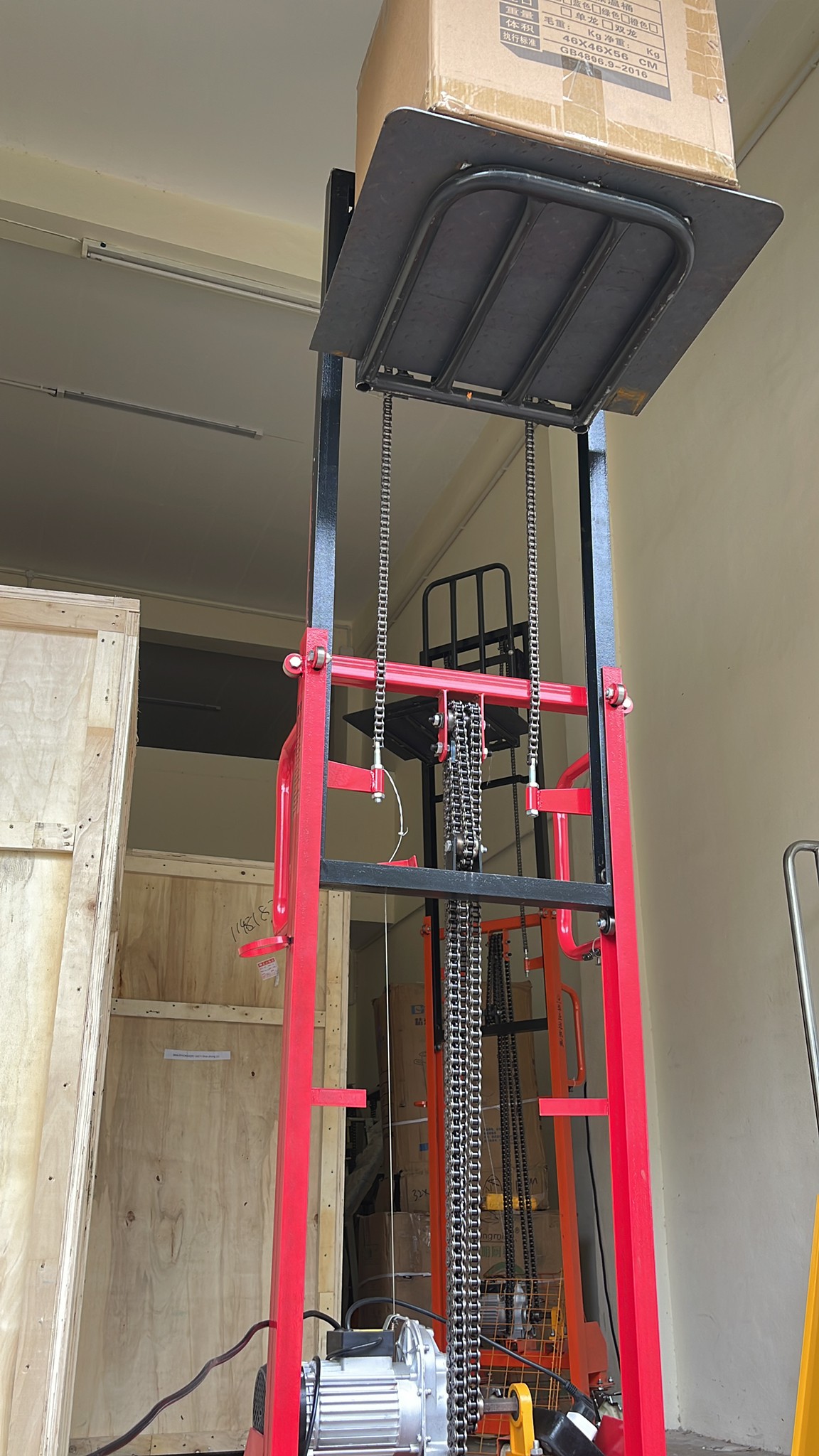 🌈รถเข็นยกของไฟฟ้า เข็นง่ายสะดวก ยกของได้สูงถึง 200 กิโลกรัม ปรับขึ้นลงด้วยระบบไฟฟ้า 1800w Electric Stacker DD1