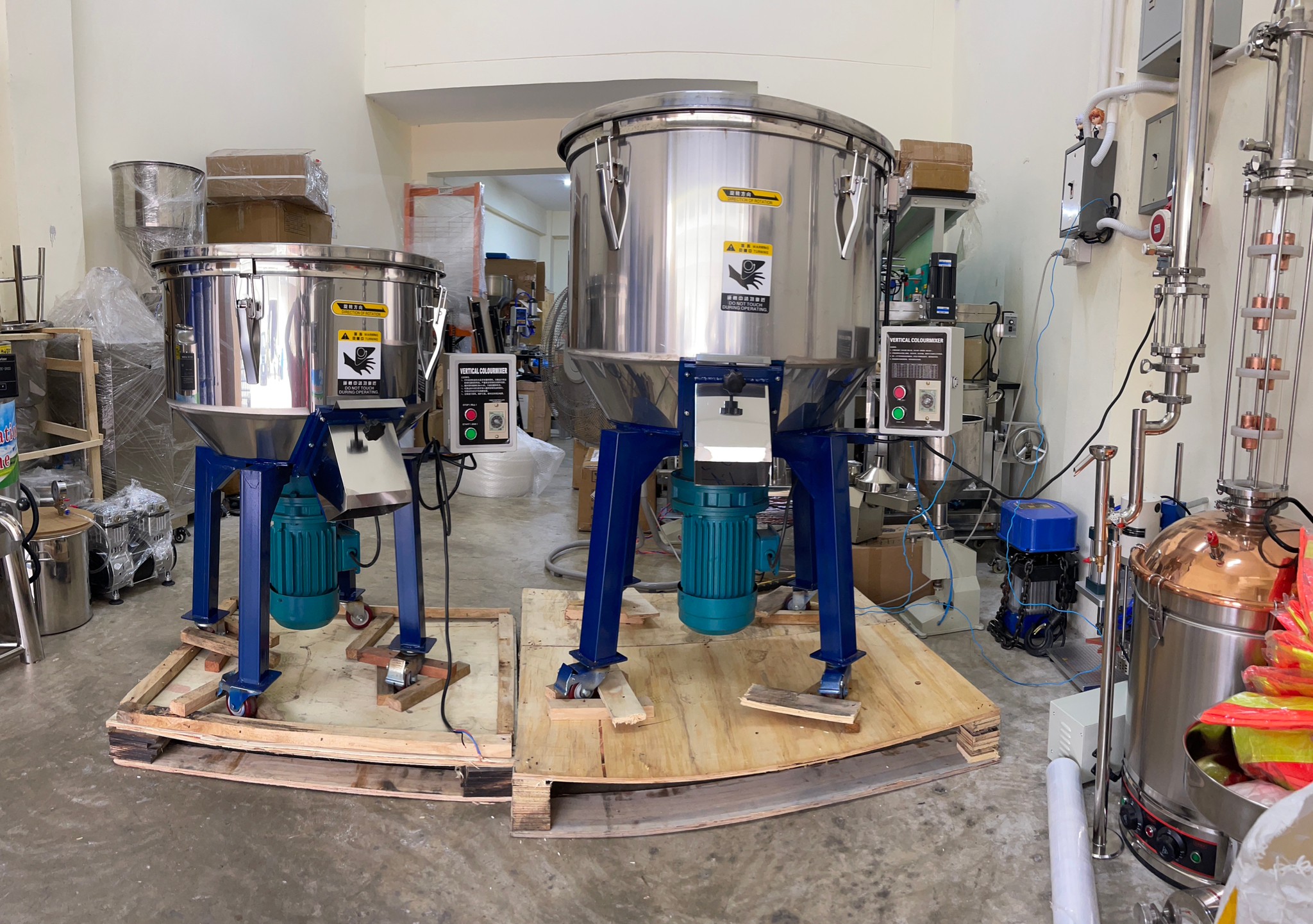 เครื่องผสมอเนกประสงค์ ผสมอาหาร ผสมยา ผสมเม็ดพลาสติก และอื่นๆ MM1 stainless steel mixer