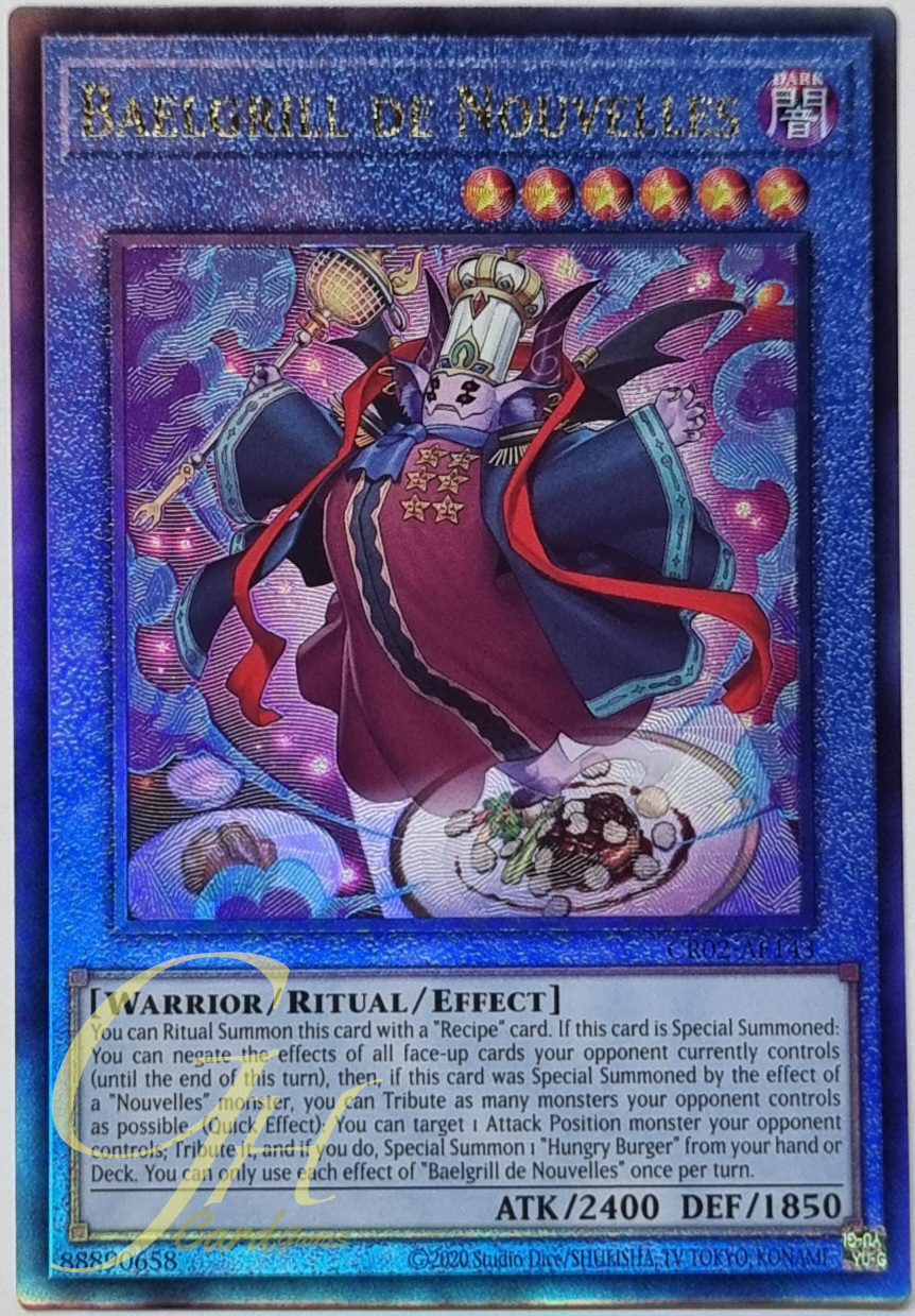 Yugioh [CR02-AE143] Baegriller de Nouvellez (Ultimate Rare)