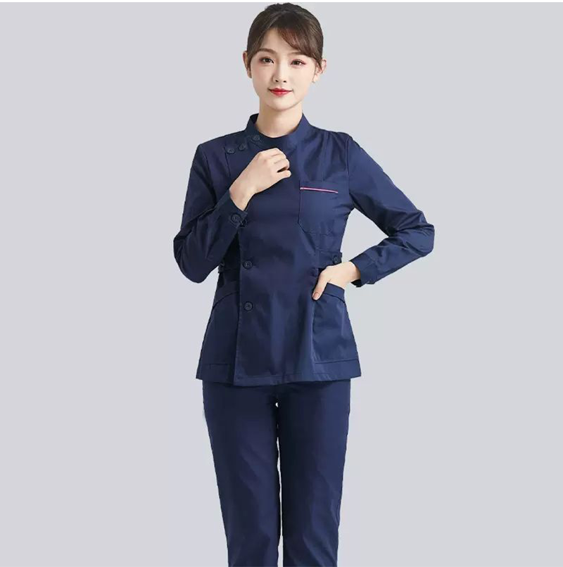 ชุดพยาบาลแขนยาวและแขนสั้น พร้อมกางเกง OLM-3