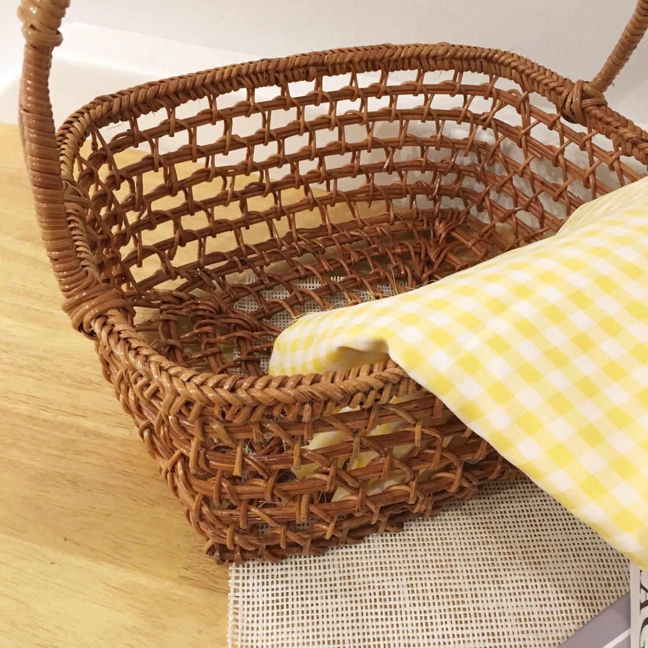 ตะกร้าหิ้วเถาวัลย์ โปร่ง ✨ ขนาด10นิ้ว มี3แบบ ทรงกลม ทรงเหลี่ยม ทรงรี