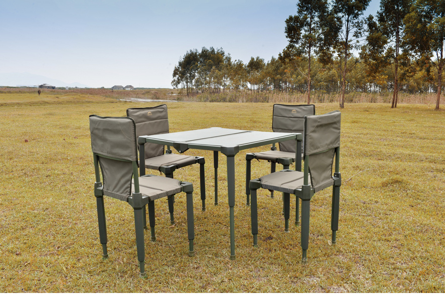 Aluminum Folding and Portable Wild Land Outdoor Camping Table Plus