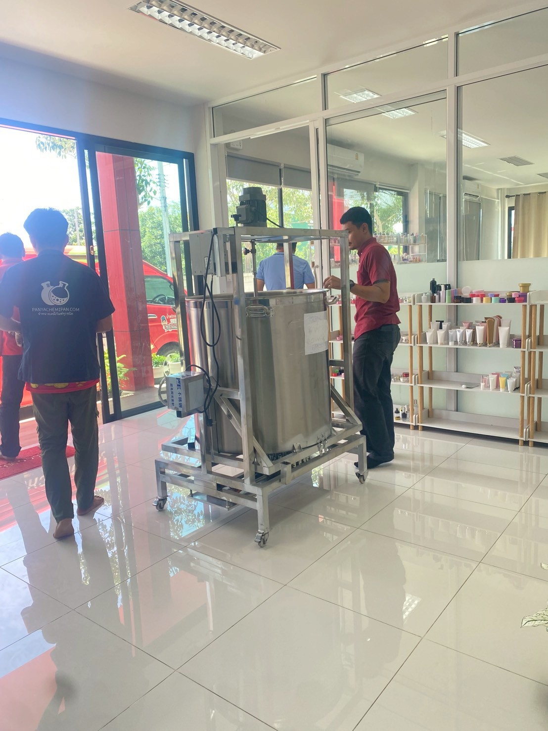 หม้อกวนทำอาหารอัตโนมัติ ใช้งานสะดวก หม้อต้มกวนซอส พริก น้ำมัน น้ำซุป XTM-01