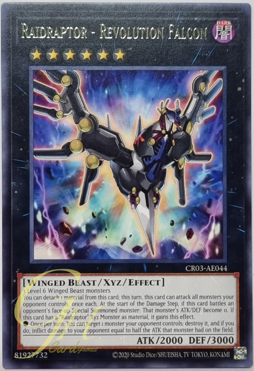 Yugioh [CR03-AE044] Raidraptor - Revolution Falcon (Rare)