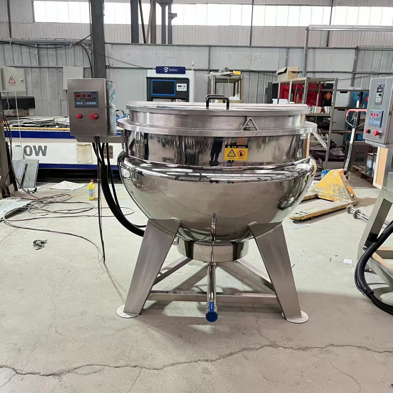 🌈หม้อกวน หม้อทำความร้อน กวนปรุงอาหารอัตโนมัติ รุ่น AS-400 Jacketed Kettle Cooking Mixer Series