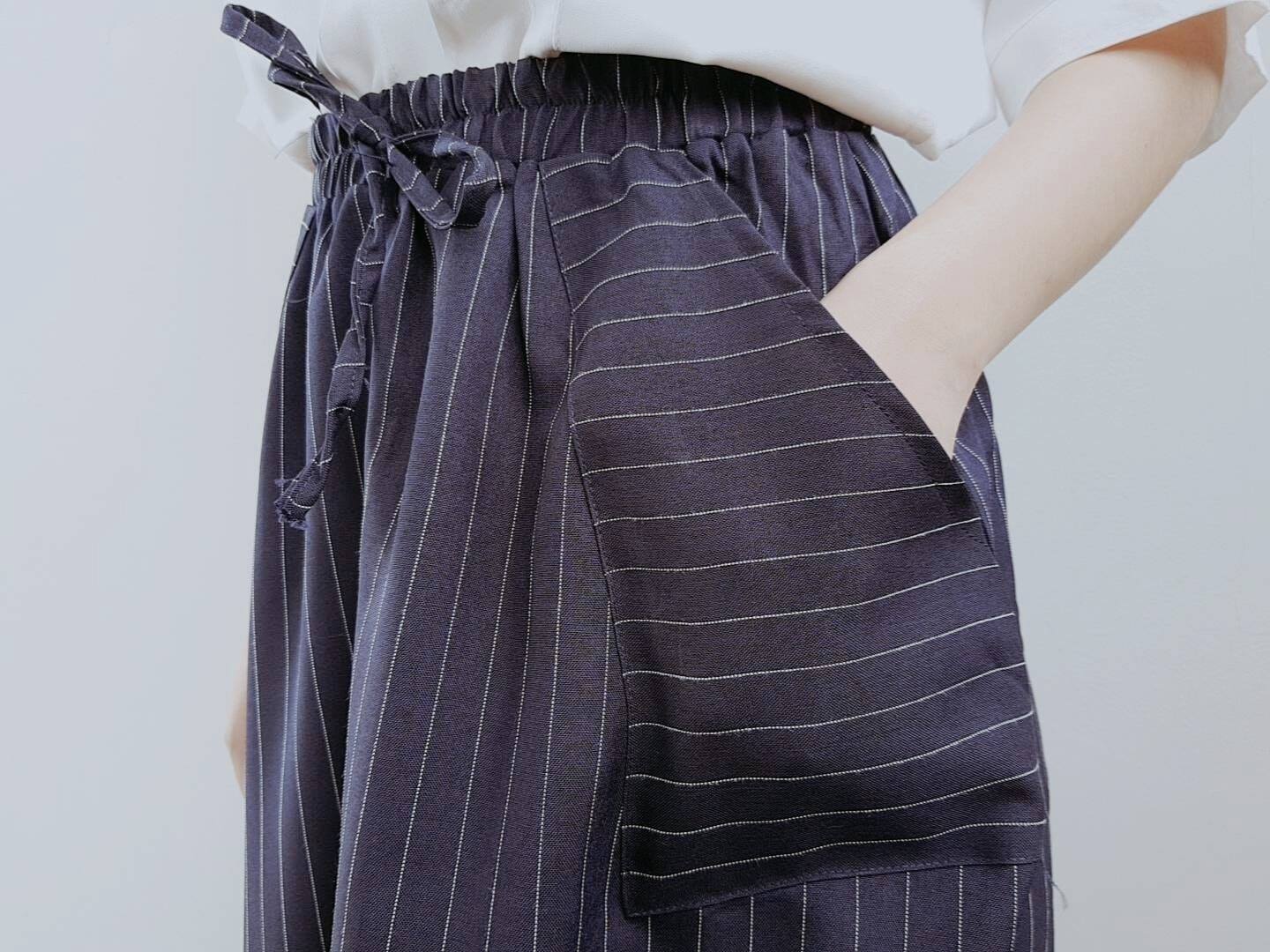 กระโปรงลายทาง สไตล์ญี่ปุ่น