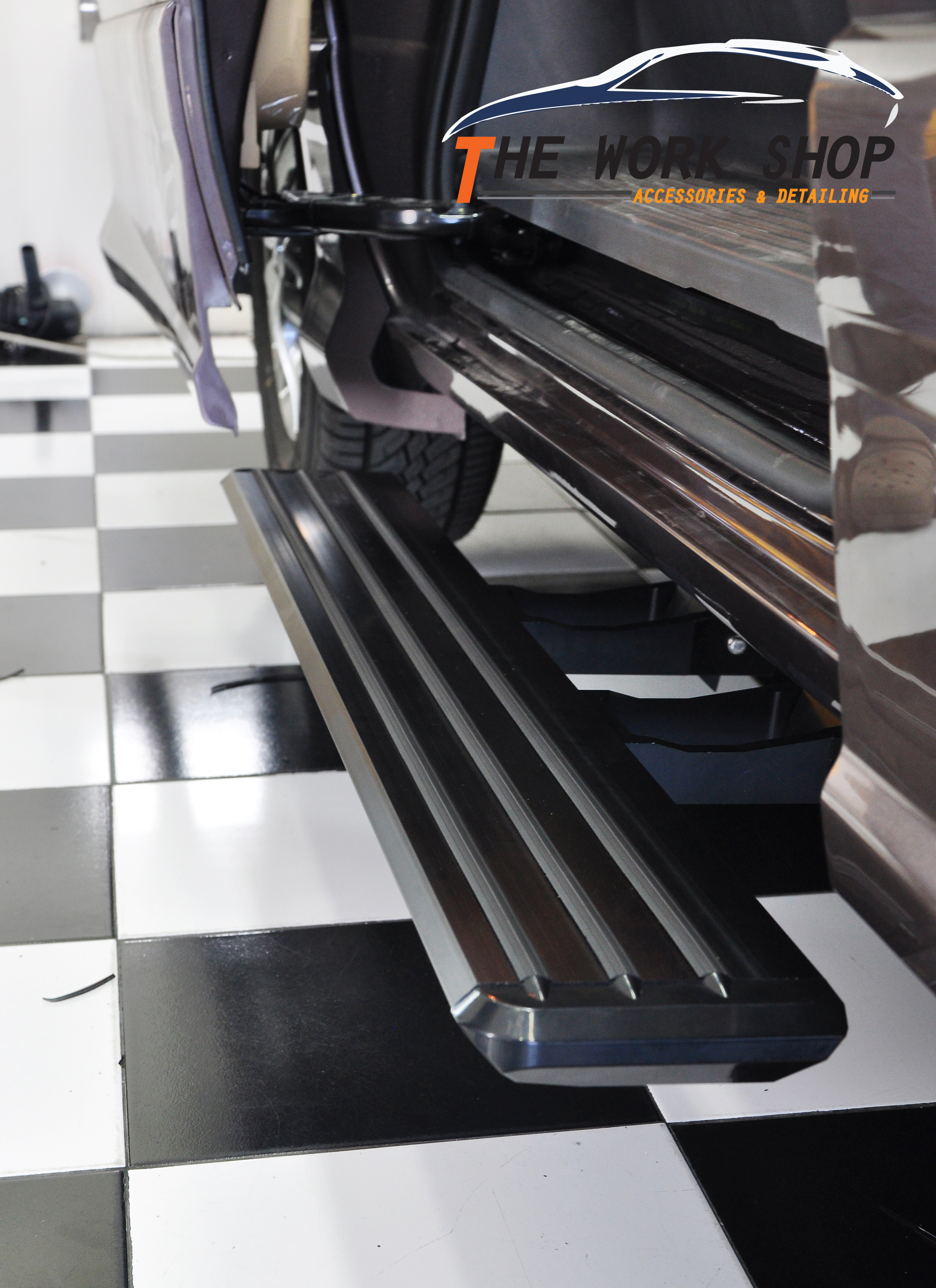 Auto Side Step For H1 (บันไดไฟฟ้า H1 นำเข้าจากเกาหลี 1 ข้าง)