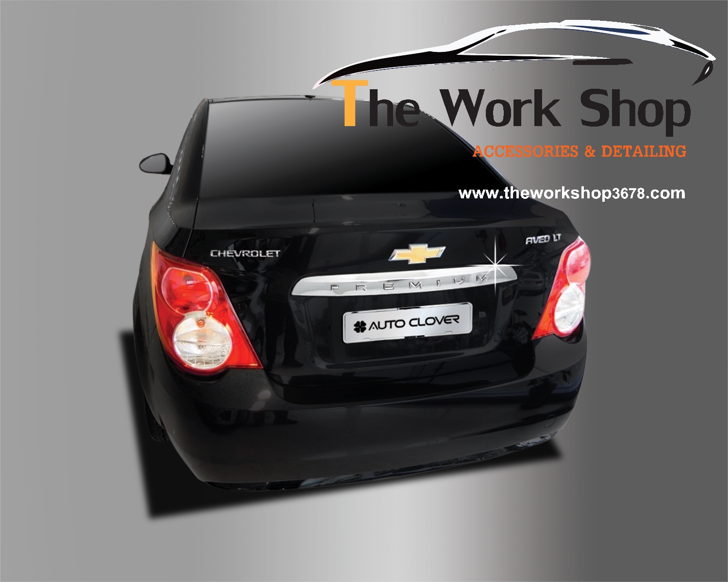 Trunk Garnish for Sonic 4 door ( โครเมี่ยมแต่งเหนือป้ายทะเบียน )