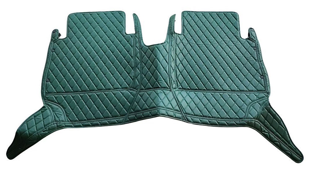 พรม6D ORA GOODCAT พรมรถยนต์ ออร่า กู๊ดแคท สีเขียวเข้ม เข้ารูป 3ชิ้น