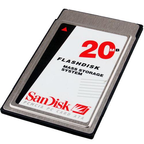 20MB SanDisk ATA PCMCIA Flash Memory
