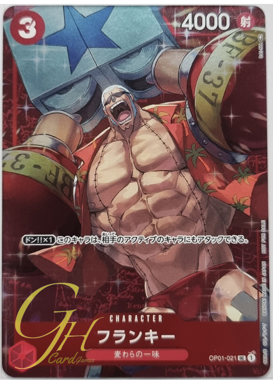 One Piece Card Game [OP01-021] Franky (Uncommon PA Standard Battle)