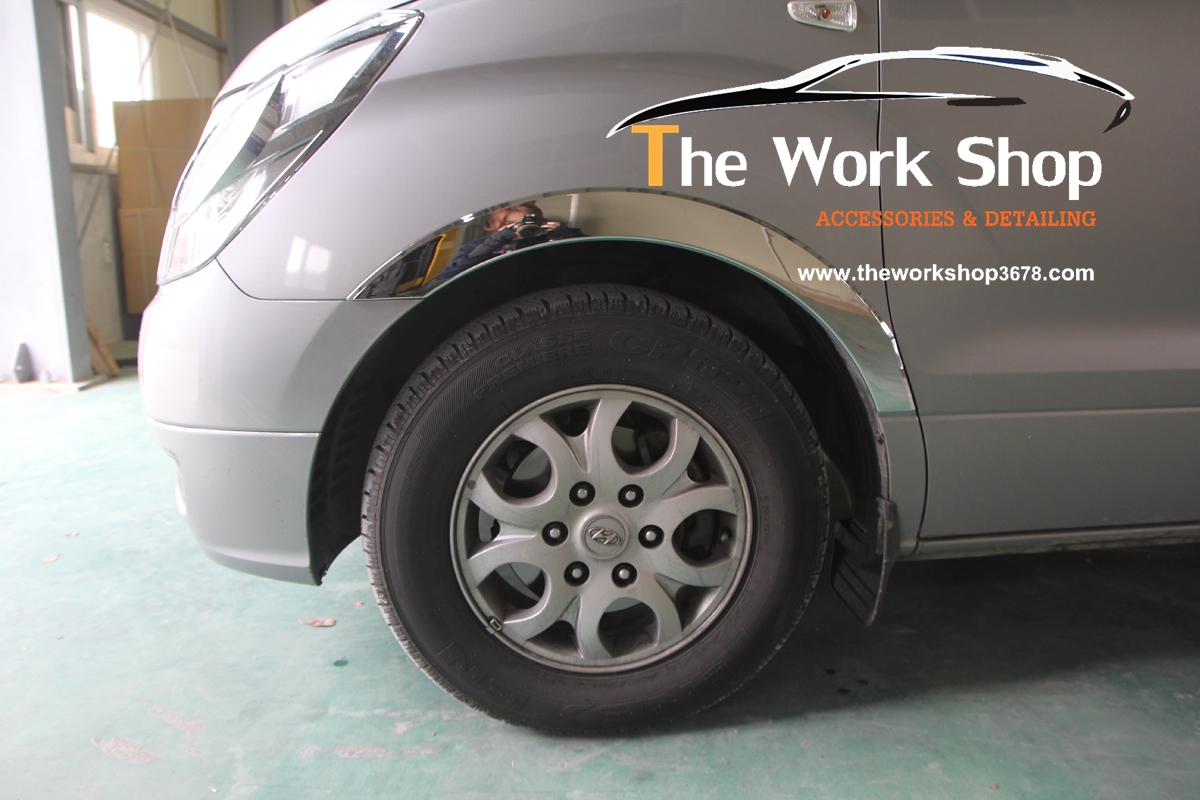 Cover Fender Molding for H-1 | 4 Pcs. and 6 Pcs. ( โครเมี่ยมแต่งซุ้มล้อ ชุด 4 ชิ้น และ 6 ชิ้น )