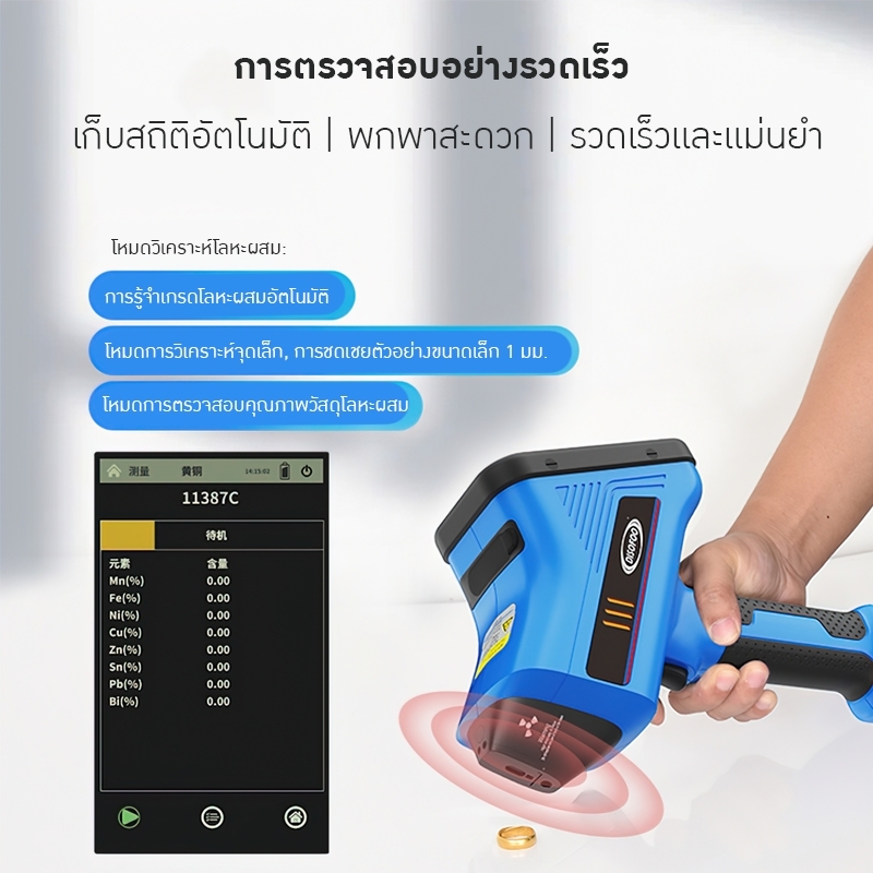 18797 เครื่องตรวจจับสแตนเลส แร่และโลหะผสม รุ่น S2