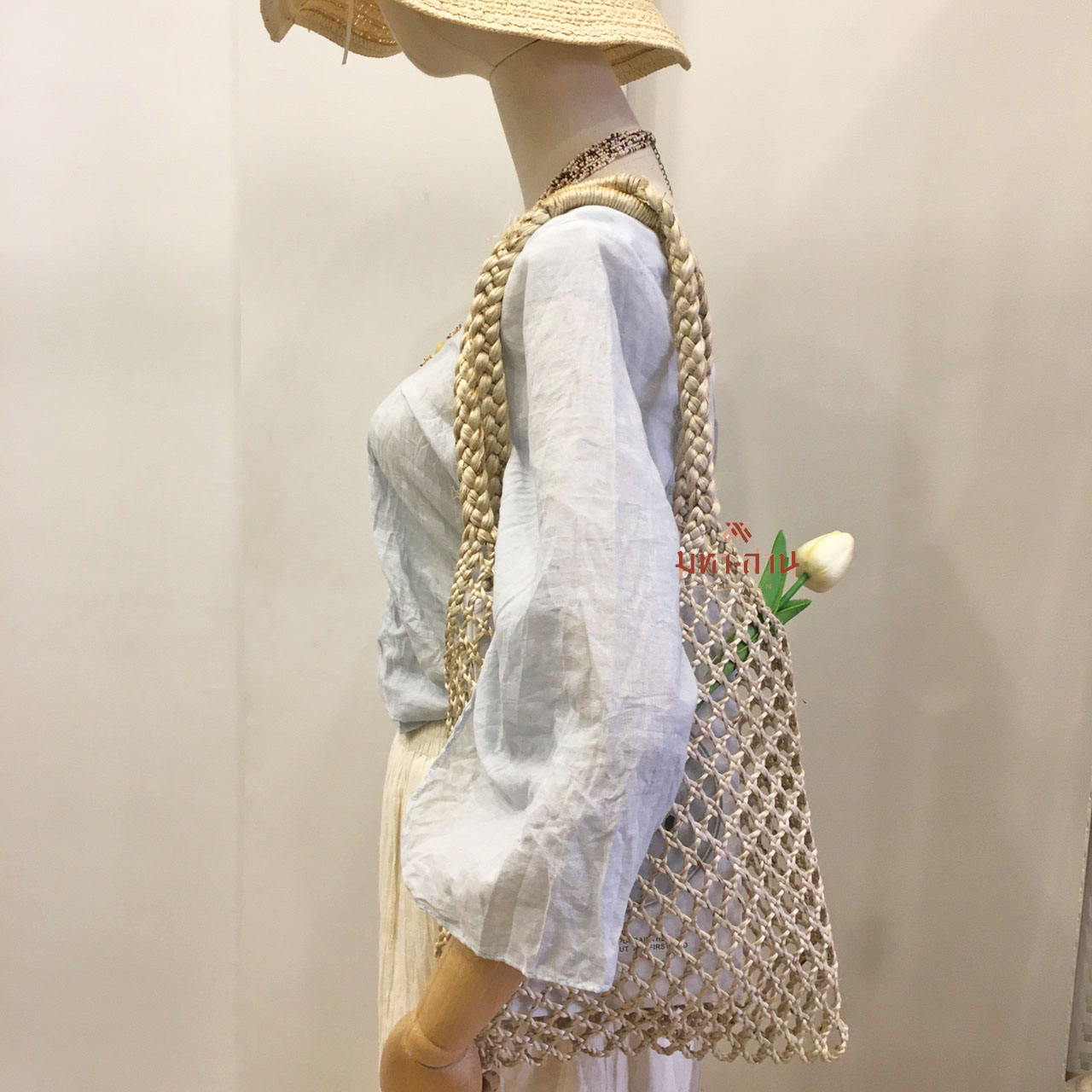 กระเป๋าสะพายข้าง กระเป๋าปอ กระเป๋าถัก กระเป๋าสาน กระเป๋าแฟชั่น กระเป๋าเกาหลี 🤎