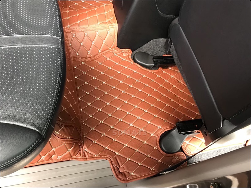 พรมปูพื้นรถยนต์ 6D MITSUBISHI TRITON 4D (2005-15) พรมหนัง6D เกรดA 12มิล เต็มคัน 3ชิ้น