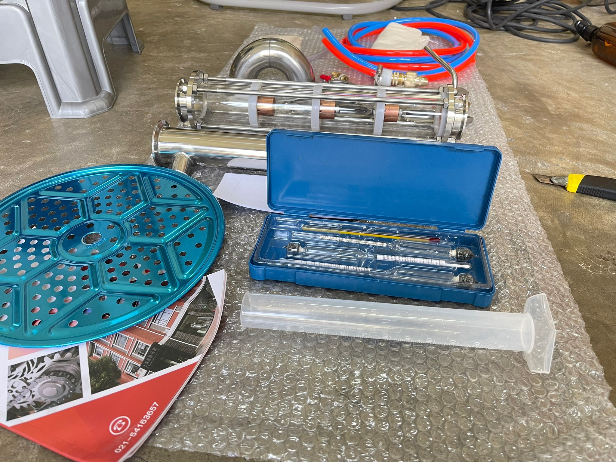 Yantai-09 เครื่องกลั่นน้ำมันหอมระเหย กลั่นสุรา กลั่นแอลกอฮอล์