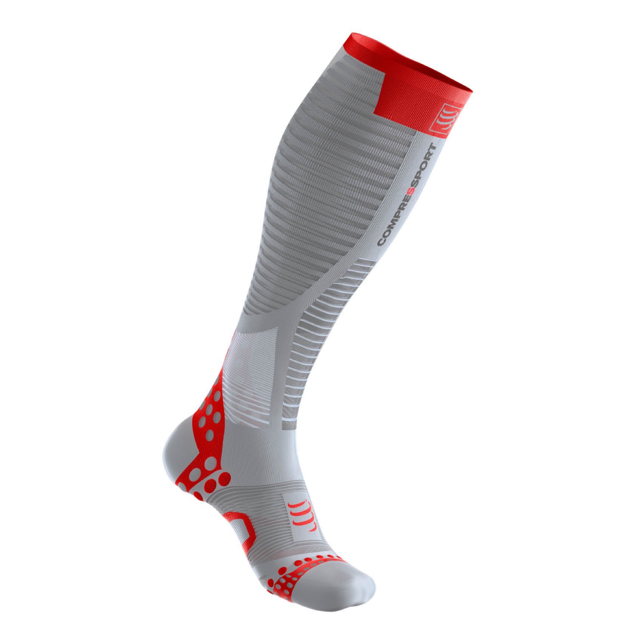 ถุงเท้าวิ่ง Compressport Ultralight Pro Racing Full Socks ‘WHITE’ (T2)