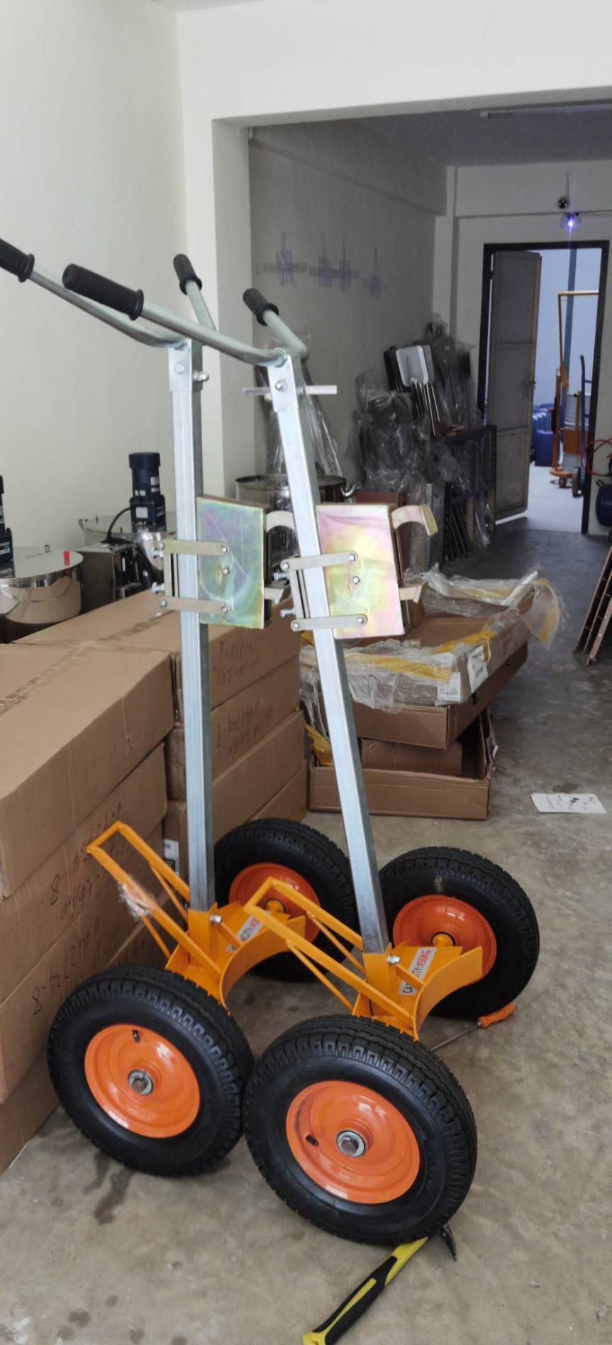 🌈13862 Eagle-grip Type Drum hand carts รถเข็นลากถัง 200L รุ่น DE450 รถเข็นยกถังเหล็ก