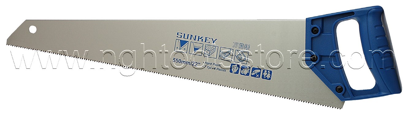 เลื่อยลันดา ด้ามสีฟ้า ฟัน 2 คม SUNKEY