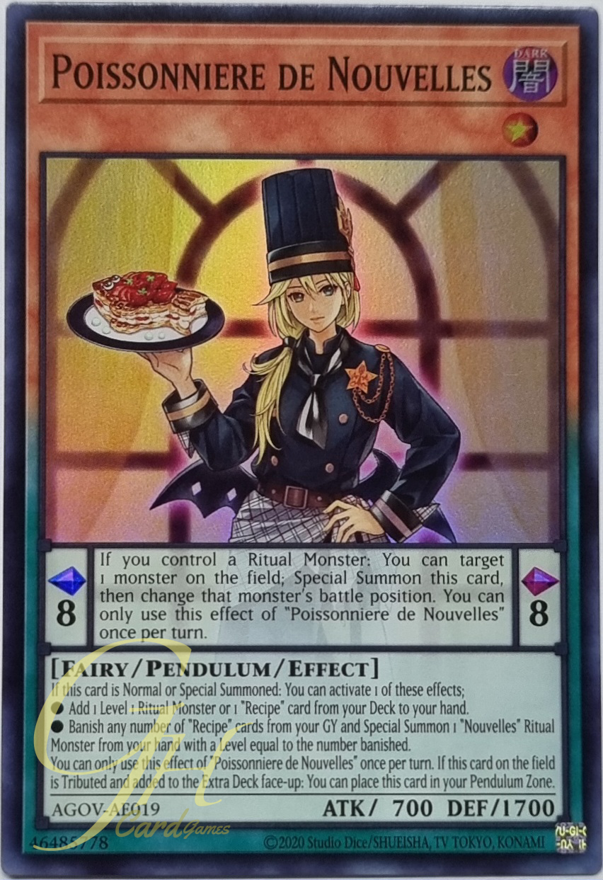 Yugioh [AGOV-AE019] Poissoniere de Nouvelles (Super Rare)