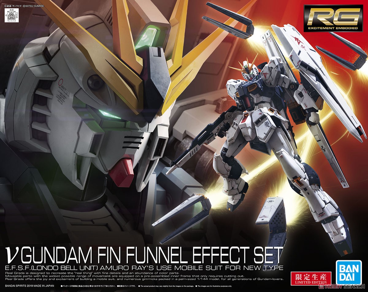 Nu Gundam Fin-Fannel Effect Set (RG)