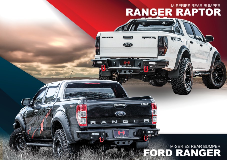 M-SERIES REAR BUMPER FORD RANGER & RAPTOR