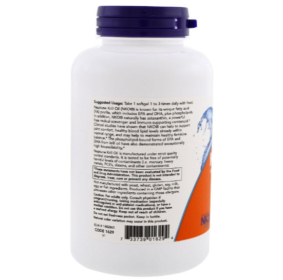 Now Foods, Neptune Krill 1000, 1000 mg, 120 Softgels