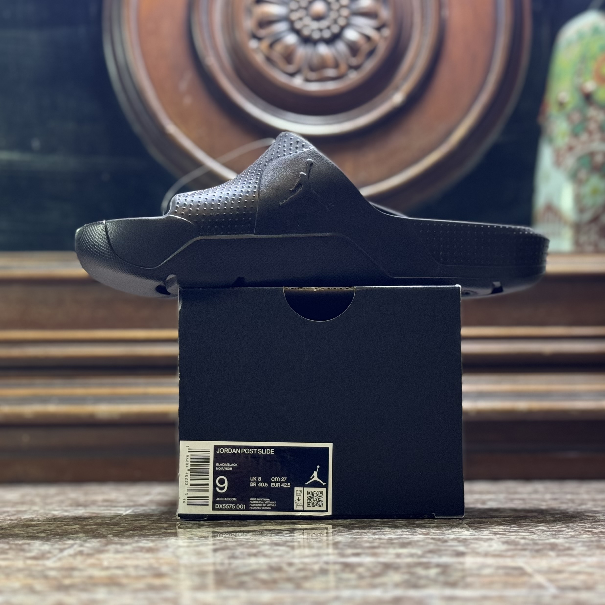 รองเท้า Nike Air Jordan Post Slide ‘TripleBlack’ (M7US)