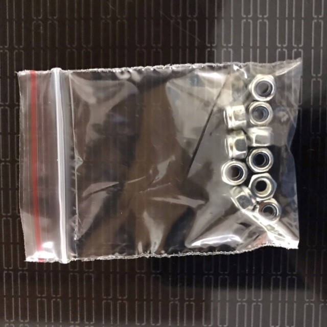 น็อตกันคลาย (Nylon Lock Nut) M3 สำหรับงานโปรเจคต่างๆ ที่ต้องการให้ล็อคแน่นไม่คลายออก เช่นโครงสร้างหุ่นยนต์ แขนกลต่างๆ M3