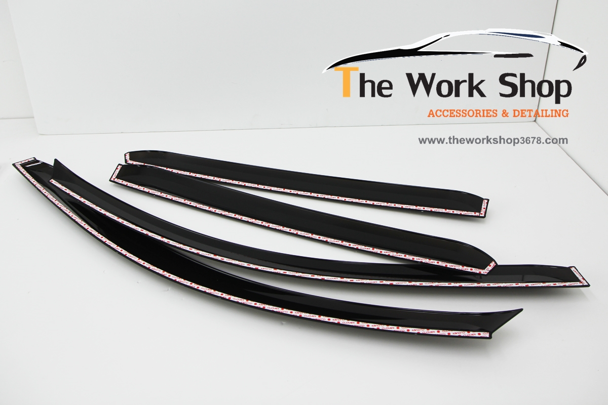 Smoke Door Visor for Sorento ( กันสาดสีดำ )