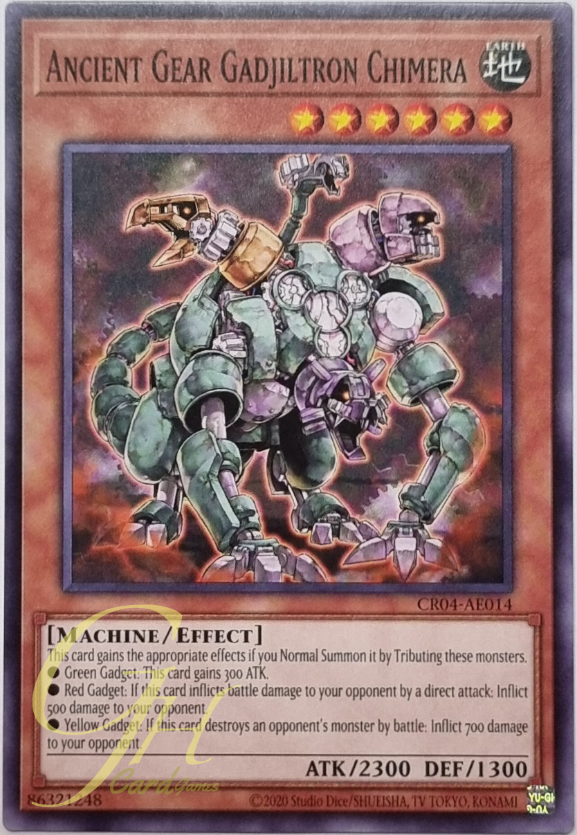 Yugioh [CR04-AE014] Ancient Gear Gadjiltron Chimera (Common)