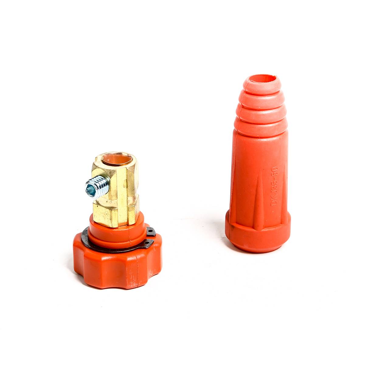 JASIC ข้อต่อเกลียว - ติดสาย (200-500A)-แดง JASIC