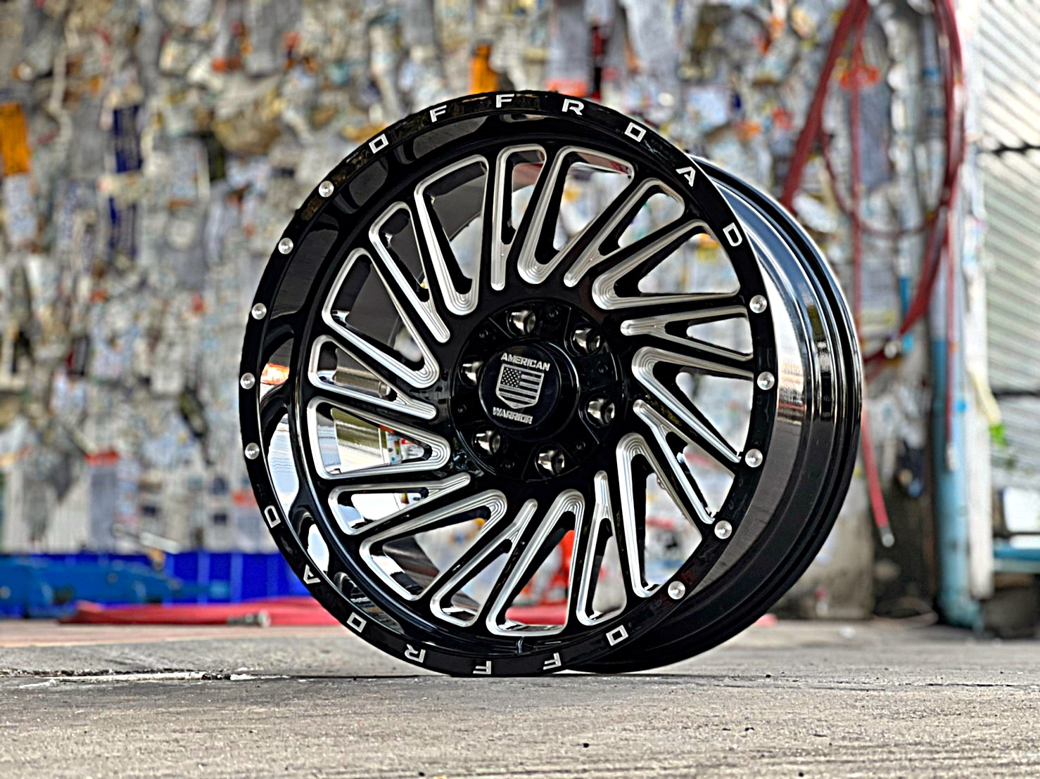 AMERICAN WARRIOR BE035 ขอบ20 ลายใหม่ที่ STEP9