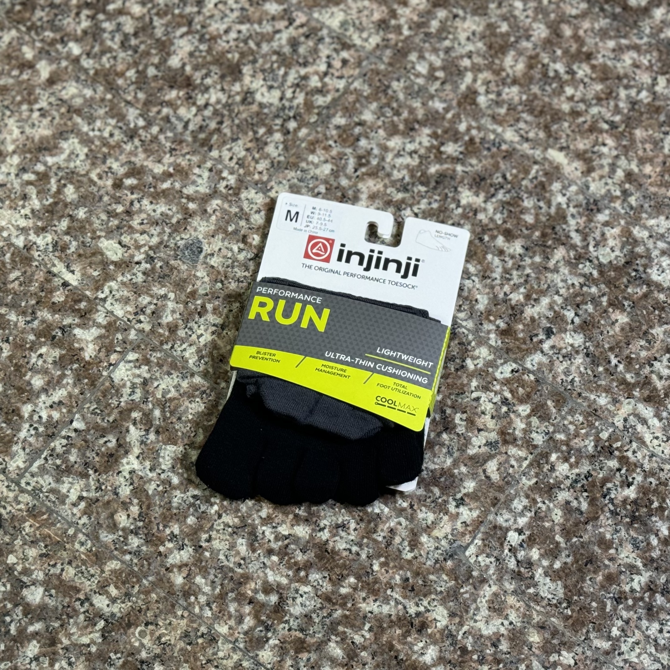 ถุงเท้าวิ่ง Injinji Performance Ultra Running Toe Socks (M)