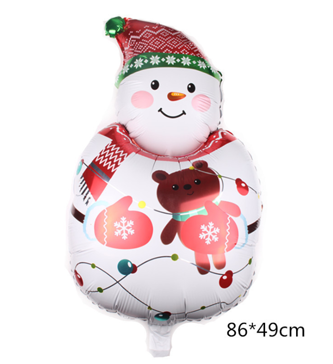 ลูกโป่งหิมะ /Snowman Foil Balloon