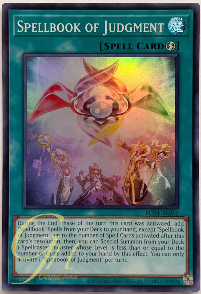 Yugioh [RC04-AE055] Spellbook of Judgment (Super Rare)